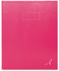 A Picture of product RED-A7150PNK4 Blueline® NotePro™ Notebook,  7 1/4 x 9 1/4, White Paper, Bright Pink Cover, 75 Ruled Sheets