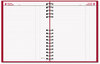 A Picture of product RED-C550CRED Brownline® CoilPro Daily Planner 10 x 7.88, Red Cover, 12-Month (Jan to Dec): 2026