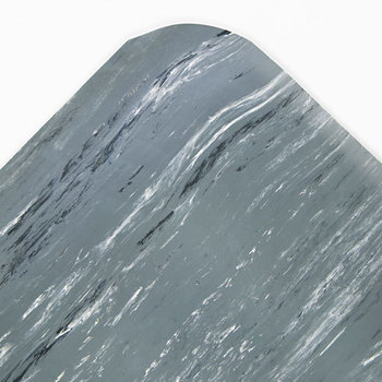 Crown Cushion-Step™ Surface Mat,  3' x 5', Marbleized Rubber, Gray