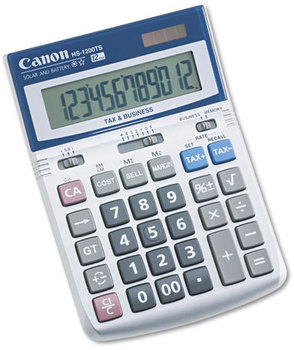 Canon® HS-1200TS Desktop Calculator,  12-Digit LCD