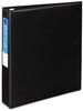 A Picture of product AVE-79985 Avery® Heavy-Duty Non-View Binder with DuraHinge® and One Touch EZD® Rings 3 1.5" Capacity, 11 x 8.5, Black