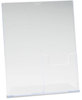 A Picture of product DEF-590501 deflecto® Superior Image® Slanted Sign Holder with Pocket,  8-1/2w x 11h, Clear