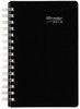 A Picture of product RED-CB634VBLK Brownline® DuraFlex Daily Planner 8 x 5, Black Cover, 12-Month (Jan to Dec): 2025