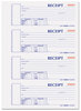 A Picture of product RED-S1654NCR Rediform® Durable Hardcover Numbered Money Receipt Book,  2 3/4 x 6-7/8, Two-Part, 300 Forms