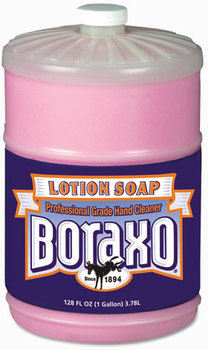 Boraxo® Liquid Lotion Soap,  Pink, Floral Fragrance, 1gal Bottle, 4/Carton