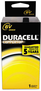 Duracell® Coppertop® Alkaline Lantern Battery,  6V