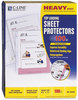 A Picture of product CLI-62023 C-Line® Polypropylene Sheet Protector,  Clear, 2", 11 x 8 1/2