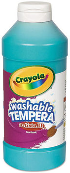 Crayola® Artista II® Washable Tempera Paint,  Turquoise, 16 oz