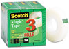 A Picture of product MMM-810K3 Scotch® Magic™ Tape Refill 1" Core, 0.75" x 83.33 ft, Clear, 3/Pack