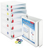 A Picture of product CRD-43130 Cardinal® FreeStand™ Easy Open® Locking Slant-D® Ring Binder,  3" Cap, 11 x 8 1/2, White