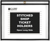 A Picture of product CLI-49912 C-Line® Stitched Shop Ticket Holders,  Stitched, Both Sides Clear, 75", 12 x 9, 25/BX