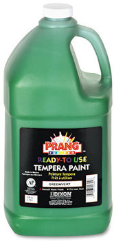 Prang® Ready-to-Use Tempera Paint,  Green, 1 gal