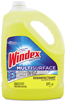 Windex® Multi-Surface Disinfectant Cleaner,  Citrus, 1 gal Bottle, 4/Case