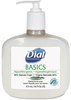 A Picture of product DIA-06044 Dial® Basics Hypoallergenic Liquid Soap,  Rosemary & Mint, 16 oz Pump, 12/Case.