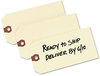 A Picture of product AVE-12306 Avery® Shipping Tags,  Paper, 5 1/4 x 2 5/8, Manila, 1,000/Box