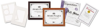 DAX® Plaque-In-An-Instant Award Plaque Kit,  Wood/Acrylic Up to 8 1/2 x 11, Mahogany