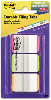 Post-It® 1" Tabs Lined 1/5-Cut, Assorted Bright Colors, Wide, 66/Pack