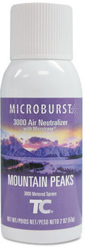 Rubbermaid® Commercial TC® Microburst® 3000 Air Freshener Refill,  Orchard Fields, 2 oz Aerosol, 12/Carton