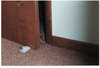 A Picture of product MAS-00941 Master Caster® Big Foot® Doorstop,  No Slip Rubber Wedge, 2 1/4w x 4 3/4d x 1 1/4h, Gray