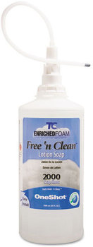 Rubbermaid® Commercial TC® OneShot® E1 Foam Dispenser Soap Refill,  1600mL Refill, 4/Carton