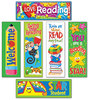 A Picture of product TEP-T12907 TREND® Bookmark Combo Packs,  Reading Fun Variety Pack #2, 2w x 6h, 216/Pack