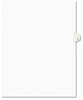 A Picture of product AVE-01410 Avery® Preprinted Style Legal Dividers Exhibit Side Tab Index 26-Tab, J, 11 x 8.5, White, 25/Pack, (1410)