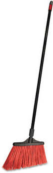 O-Cedar® Commercial Maxi-Angler® Broom,  Polypropylene Bristles, 56" Handle, Black, 6/Carton