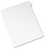 A Picture of product AVE-11912 Avery® Preprinted Legal Exhibit Index Tab Dividers with Black and White Tabs Side Style, 10-Tab, 2, 11 x 8.5, 25/Pack