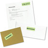 A Picture of product AVE-5971 Avery® High-Visibility ID Labels Permanent Laser 1 x 2.63, Neon Green, 750/Pack