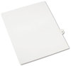 A Picture of product AVE-01419 Avery® Preprinted Style Legal Dividers Exhibit Side Tab Index 26-Tab, S, 11 x 8.5, White, 25/Pack, (1419)