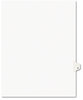 A Picture of product AVE-01419 Avery® Preprinted Style Legal Dividers Exhibit Side Tab Index 26-Tab, S, 11 x 8.5, White, 25/Pack, (1419)