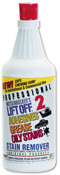Motsenbocker's Lift-Off® #2: Adhesives, Grease & Oily Stains Tape Remover,  32oz, Bottle, 6/Carton