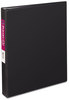 A Picture of product AVE-27250 Avery® Durable Non-View Binder with DuraHinge® and Slant Rings 3 1" Capacity, 11 x 8.5, Black