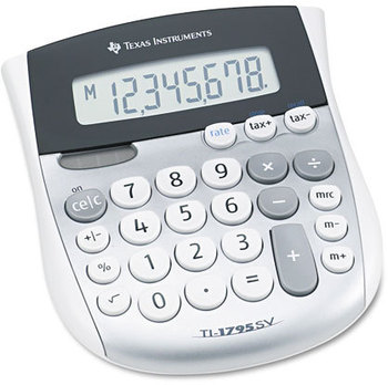 Texas Instruments TI-1795SV Minidesk Calculator,  8-Digit LCD