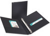 A Picture of product AVE-27250 Avery® Durable Non-View Binder with DuraHinge® and Slant Rings 3 1" Capacity, 11 x 8.5, Black
