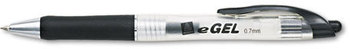 Avery® eGEL® Retractable Gel Pen Medium 0.7 mm, Black Ink, Barrel