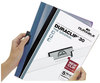 A Picture of product DBL-220307 Durable® DuraClip® Report Cover,  Letter, Holds 30 Pages, Clear/Dark Blue