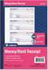 A Picture of product ABF-TC1182 Adams® Receipt Book,  7 5/8 x 11, Three-Part Carbonless, 100 Forms