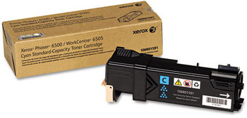 Xerox® 106R01597-106R01591 Toner 106R01591 1,000 Page-Yield, Cyan