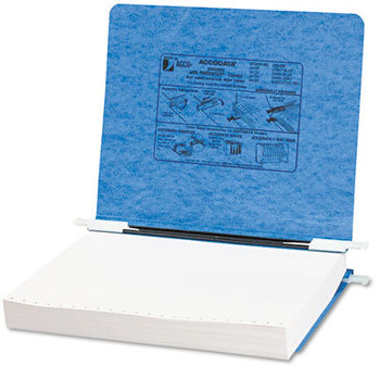 ACCO PRESSTEX® Covers with Storage Hooks 2 Posts, 6" Capacity, 11 x 8.5, Light Blue