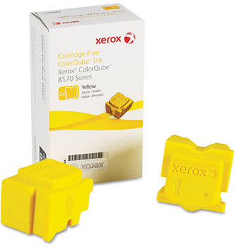 Xerox® 108R00926, 108R00927, 108R00928, 108R00929, 108R00930 Solid Ink Stick, 4,400 Page-Yield, Yellow, 2/Box
