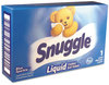 A Picture of product VEN-2979996 Snuggle® Blue Sparkle Liquid Fabric Softener - Vend Pack, Original, 1 load Vend-Box, 100/Carton