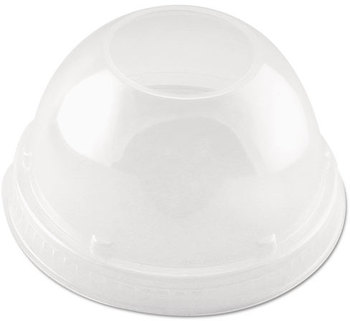 Dart® Cappuccino Dome Sipper Lids,  16 oz, Clear