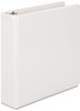 A Picture of product WLJ-36344W Wilson Jones® Heavy-Duty Round Ring View Binder with Extra-Durable Hinge,  2" Cap, White
