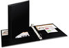 A Picture of product AVE-07301 Avery® Durable Non-View Binder with DuraHinge® and EZD® Rings 3 1" Capacity, 11 x 8.5, Black, (7301)
