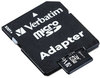 A Picture of product VER-44084 Verbatim® microSDXC Card with SD Adapter,  Class 10, 64GB