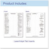 A Picture of product CLI-05580 C-Line® Sheet Protector with Index Tabs,  Assorted Color Tabs, 2", 11 x 8 1/2, 8/ST