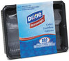 A Picture of product 192-126 Dixie® Cutlery Keeper Tray with Clear Plastic Utensils: 60 Forks, 60 Knives, 60 Spoons per Box, 10 Boxes/Case