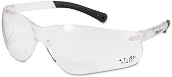 Crews® BearKat® Magnifier Safety Glasses,  Clear Frame, Clear Lens