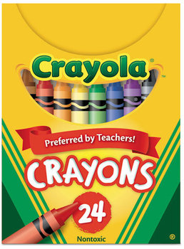 Crayola® Classic Color Pack Crayons,  Tuck Box, 24/Box